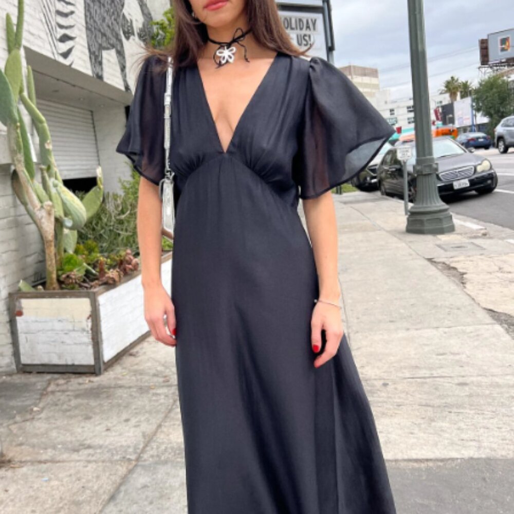 Lisa Says Gah Grace Dress Black Small